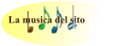 La musica del sito