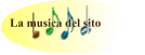 La musica del sito