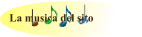 La musica del sito