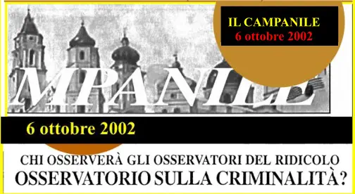 IL CAMPANILE 6 ottobre 2002